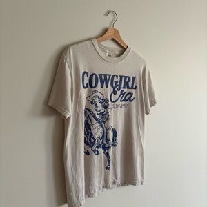 Cowgirl Era Graphic T-Shirt - Cream